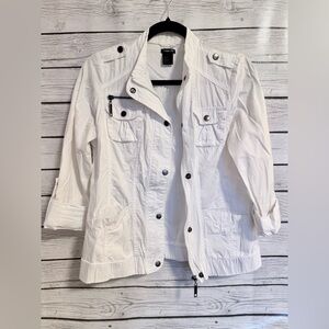 Maurices White Utility Jacket